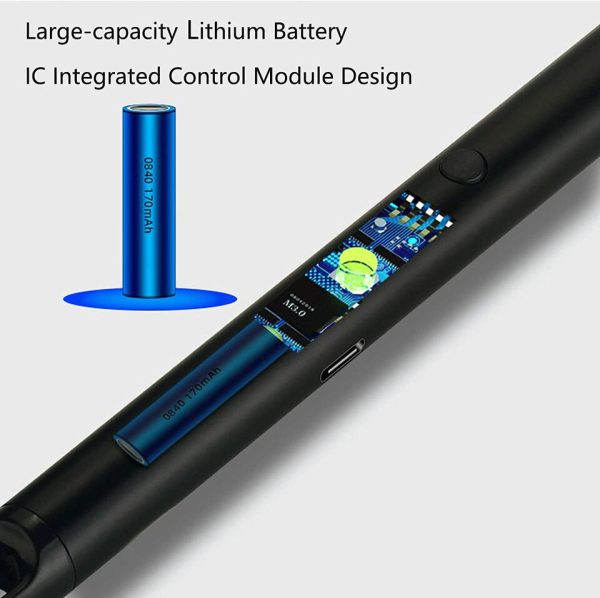 USB Arc Lighter Flameless. Windproof. 360° Flexible Neck. LED Battery Display & Safety Switch.