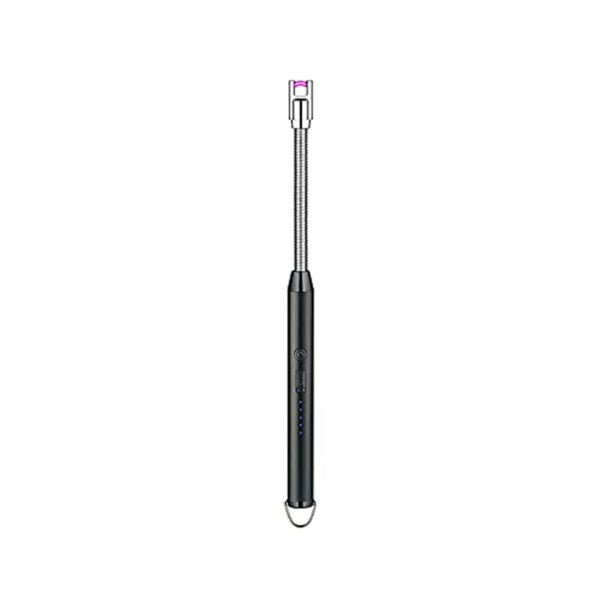 USB Arc Lighter Flameless. Windproof. 360° Flexible Neck. LED Battery Display & Safety Switch.