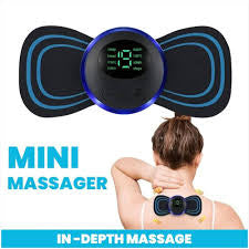 Mini EMS Pulse Massager – Neck & Body Pain Relief for Men & Women